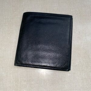 Rolf’s Mustang Vintage Men’s Leather Bi Fold Black Wallet